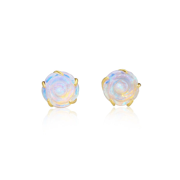 brooke gregson Rose Opal Stud Earrings