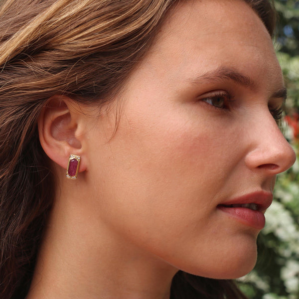 Brooke Gregson Ruy Geo Halo Earrings