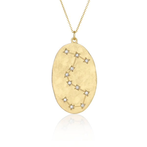 brooke gregson Scorpio Diamond Astrology Necklace