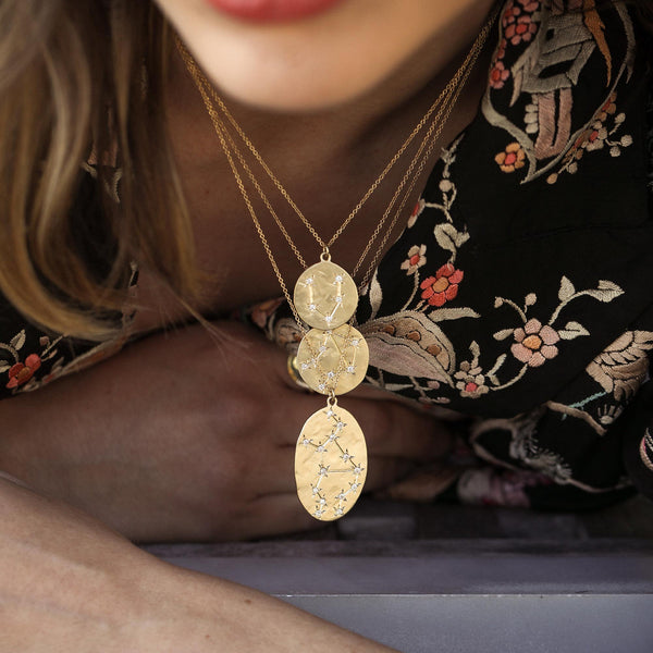 Brooke Gregson Virgo Diamond Astrology Necklace