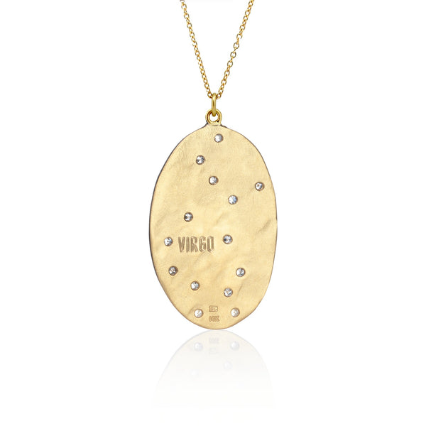 Brooke Gregson Virgo Diamond Astrology Necklace