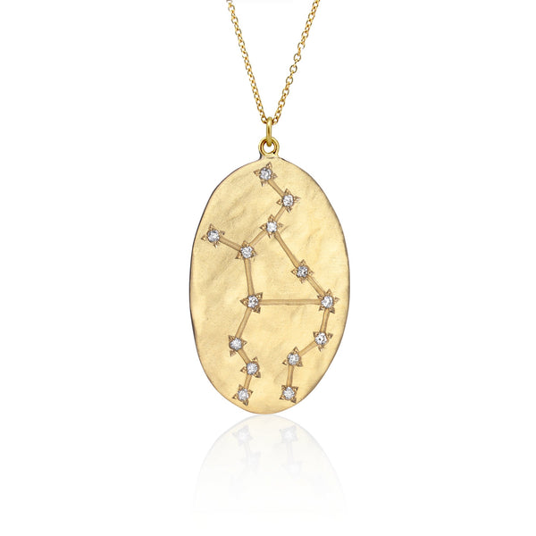 brooke gregson Virgo Diamond Astrology Necklace