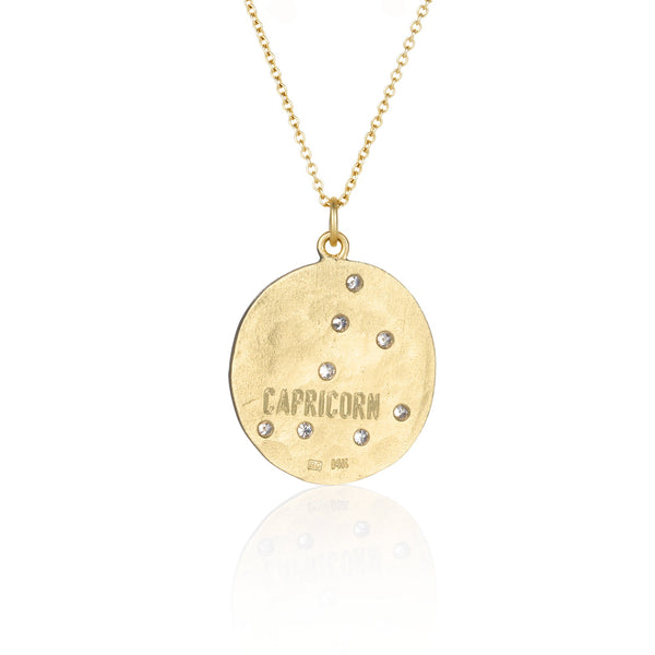 Brooke Gregson Capricorn Diamond Astrology Necklace