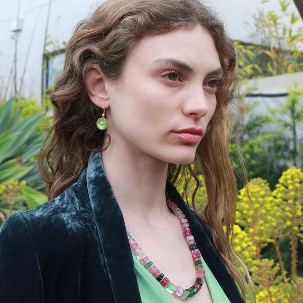 Brooke Gregson Gem Quality Mixed Color Tourmaline Bead Necklace