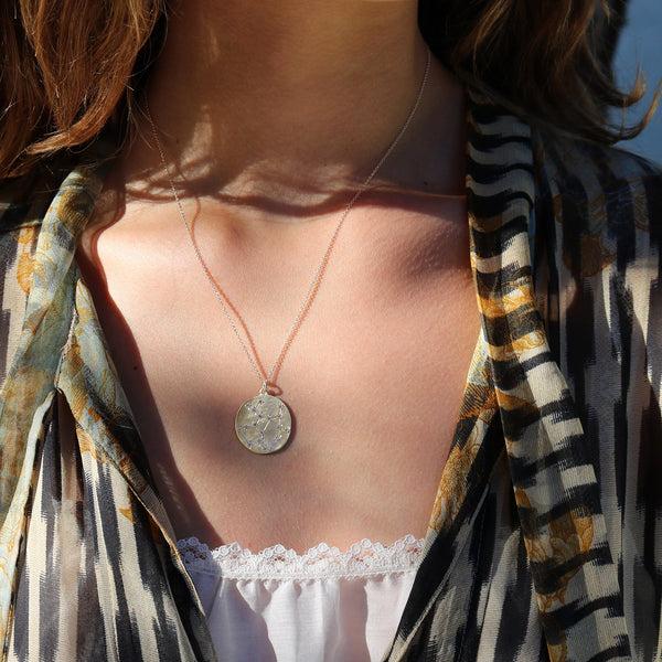 Brooke Gregson Sagittarius Diamond Astrology Necklace
