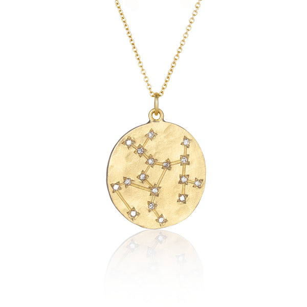 brooke gregson Sagittarius Diamond Astrology Necklace