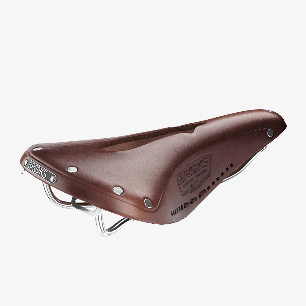 brooks england B17 Carved the leather touring saddle
