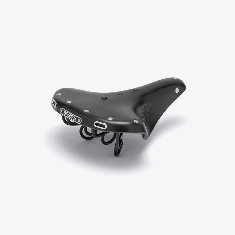 brooks england B72 Dual-rail spring-powered leather saddle