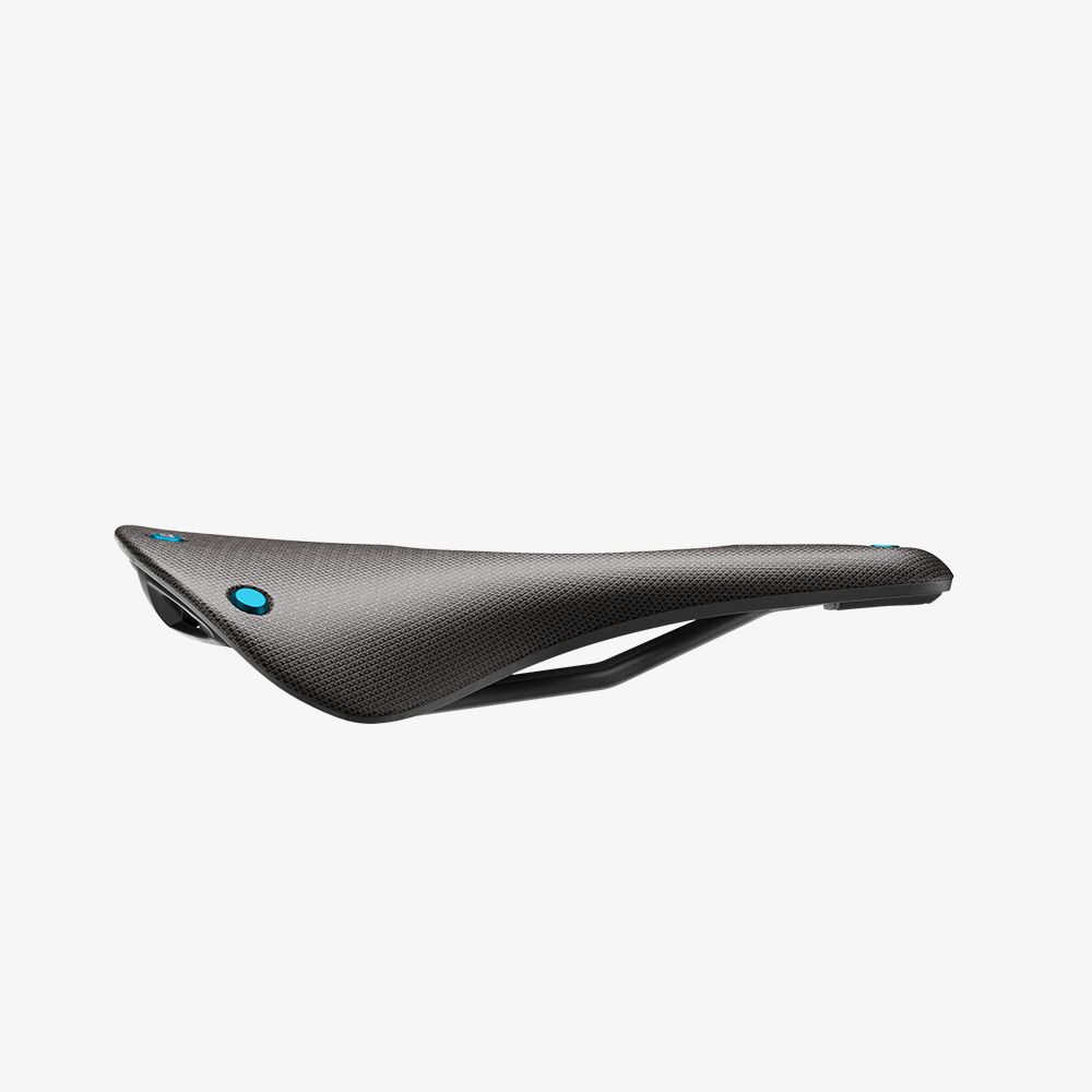 Brooks England C17 Carved Grey Turquoise