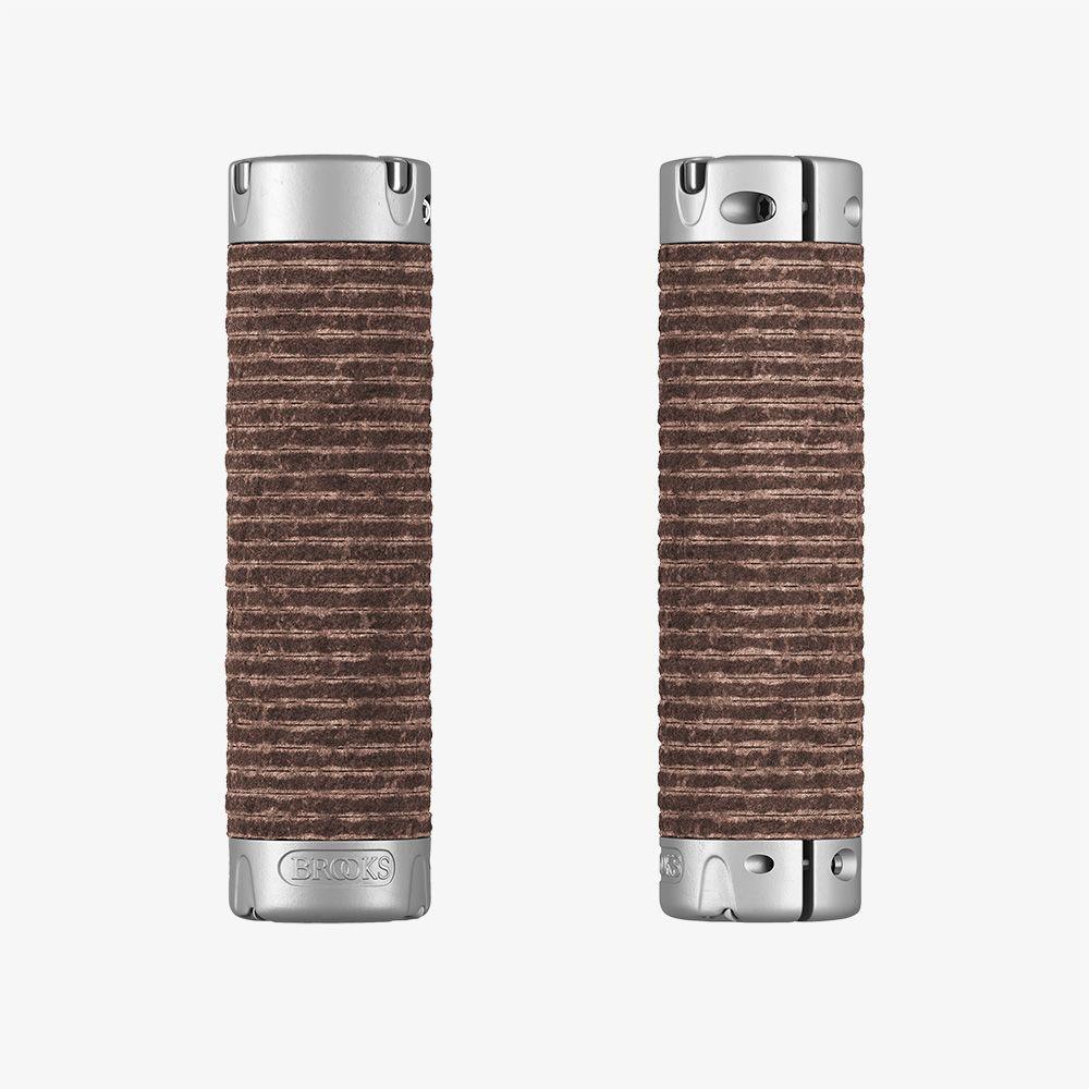 Brooks England Brooks Plump Leather Grips: Adjustable & Hardwearing Grips