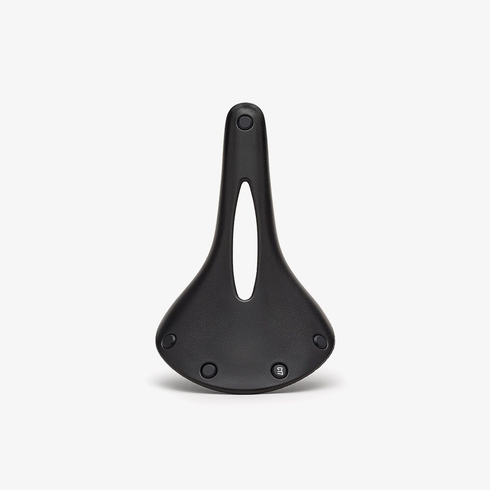 Brooks England C17 Carved Gravel Saddle With Hole - Cambium Saddle