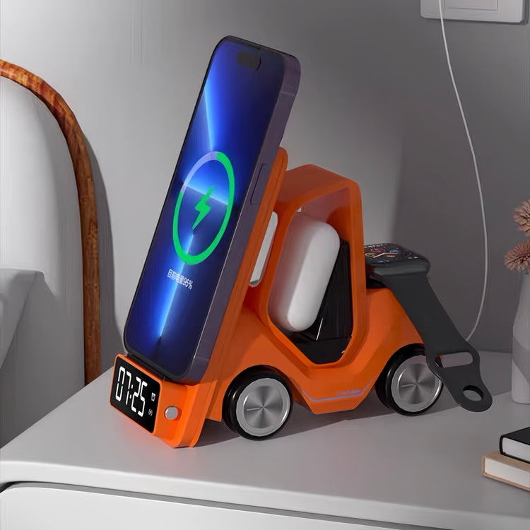 brookstone 4 in 1 Forklift Fast Wireless Charging Station Dock for iPhone AirPods & Apple Watch by INSPECIAL HOME
