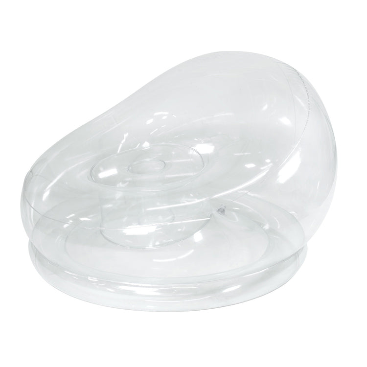 Brookstone AirCandy Mongolian Faux Fur Inflatable BloChair