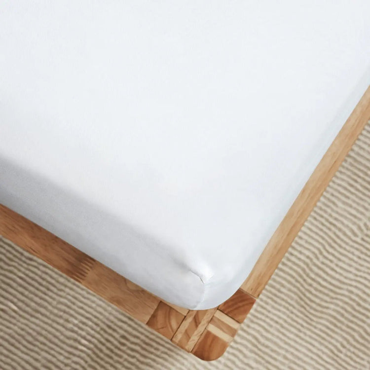 brookstone Airy CleanBamboo® Sateen+ Fitted Sheet by ettitude