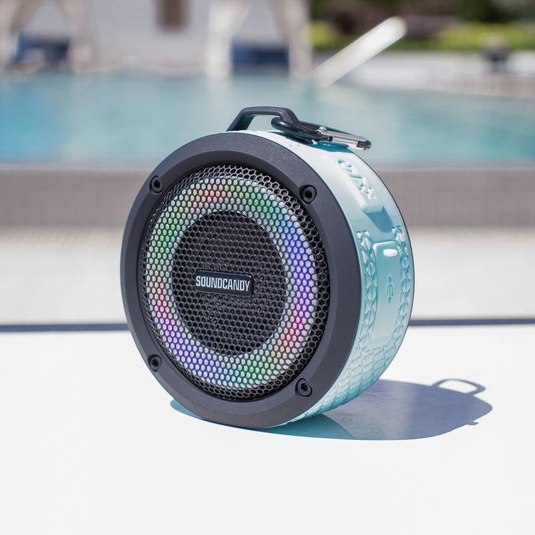 Brookstone Aqua Splash 5.0 Waterproof Bluetooth Speaker