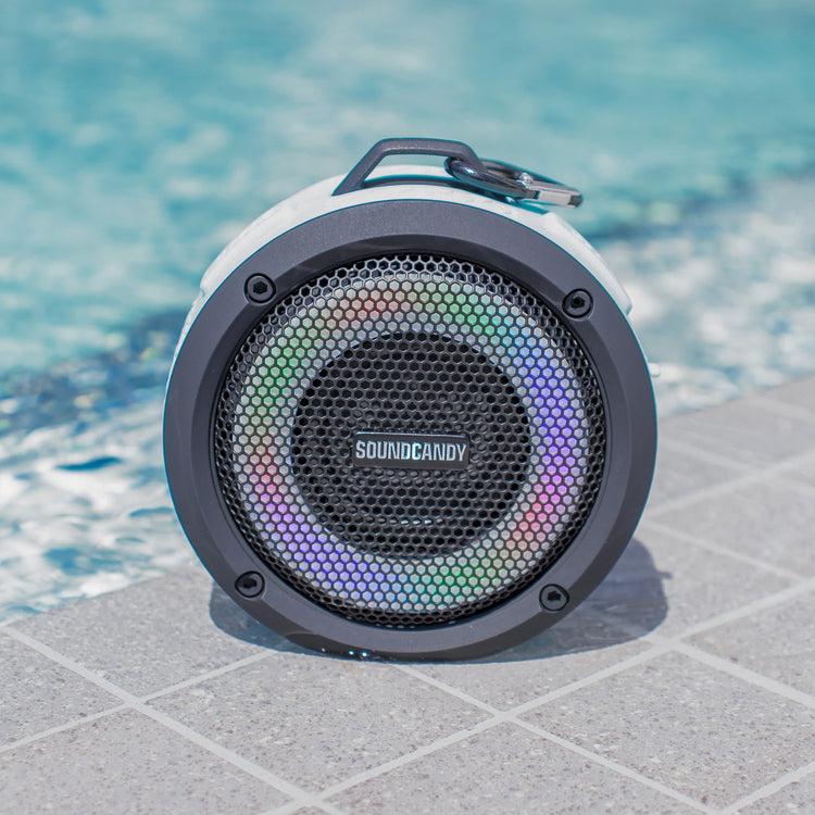 brookstone Aqua Splash 5.0 Waterproof Bluetooth Speaker