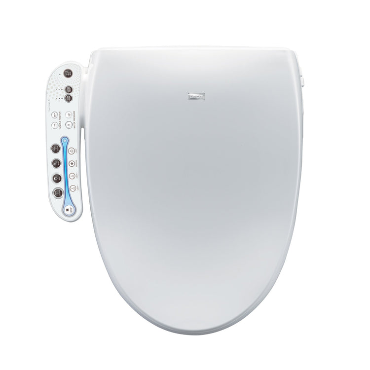 Brookstone Bio Bidet Aura A7 Advanced Bidet Seat- Elongated White