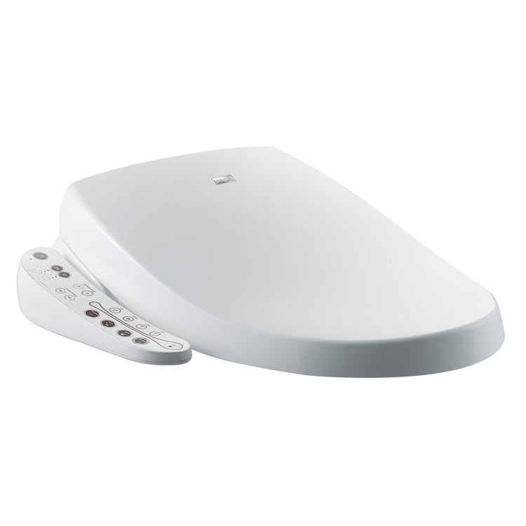 Brookstone Bio Bidet Aura A7 Advanced Bidet Seat- Elongated White