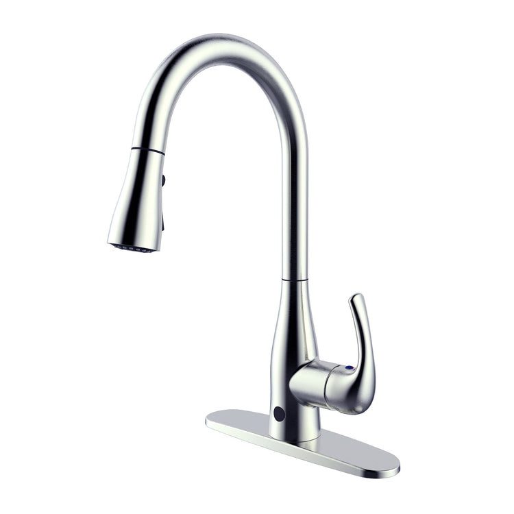 Brookstone Bio Bidet FLOW Motion Sensor Kitchen Faucet In Polished Chrome