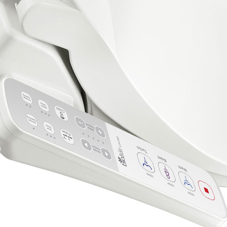 Brookstone Bio Bidet Slim ONE Bidet Smart Toilet Seat- Elongated White