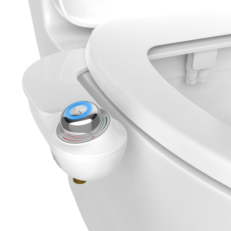 Brookstone Bio Bidet SLIMGLOW Bidet Attachment W/ Nightlight