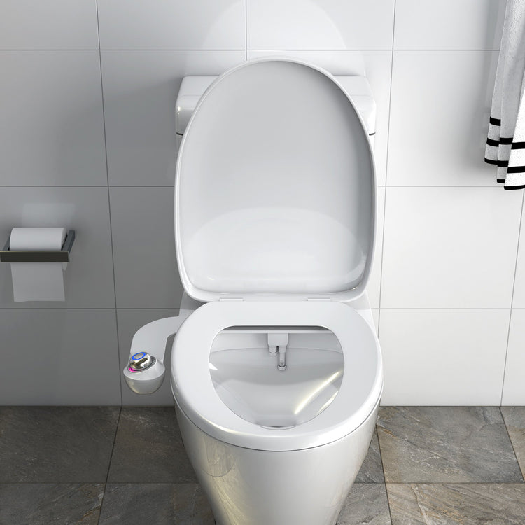 Brookstone Bio Bidet SLIMGLOW Bidet Attachment W/ Nightlight