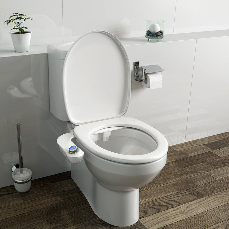 brookstone Bio Bidet SLIMGLOW bidet attachment w/ nightlight