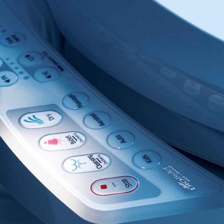 Brookstone Bio Bidet Ultimate BB-600 Advanced Bidet Seat- Round White