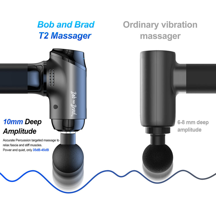 Brookstone Bob And Brad T2 Deep Tissue Percussion Massage Gun