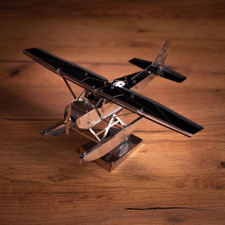 Brookstone Breeze Drifter Seaplane Mechanical Model DIY Kit