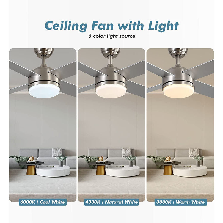 Brookstone 52" Fionn Ceiling Fan With Lights