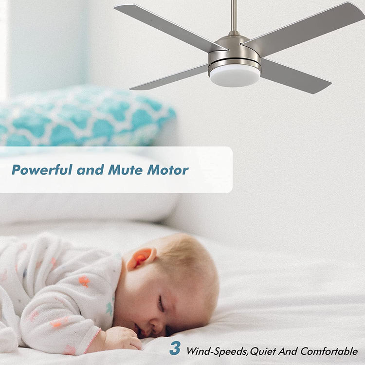 Brookstone 52" Fionn Ceiling Fan With Lights