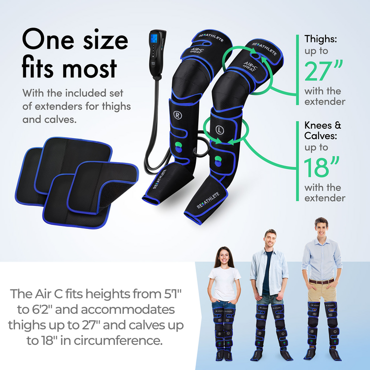 Brookstone Air-C Compression Massager By REATHLETE