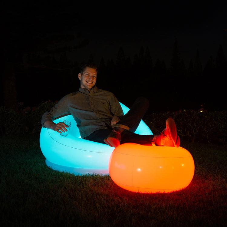 Brookstone AirCandy Illuminated LED BloChair