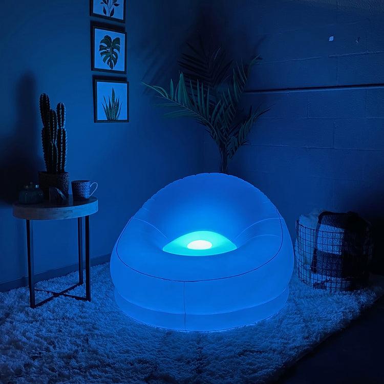 brookstone AirCandy Illuminated LED BloChair