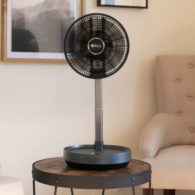 brookstone Airdog Battery Powered Folding Fan brookstone Airdog Battery Powered Folding Fan