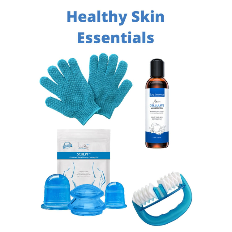 Brookstone Anti Cellulite Exfoliating Gloves