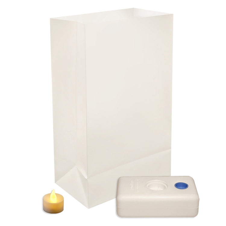 Brookstone Battery Operated LED Luminaria Kit
