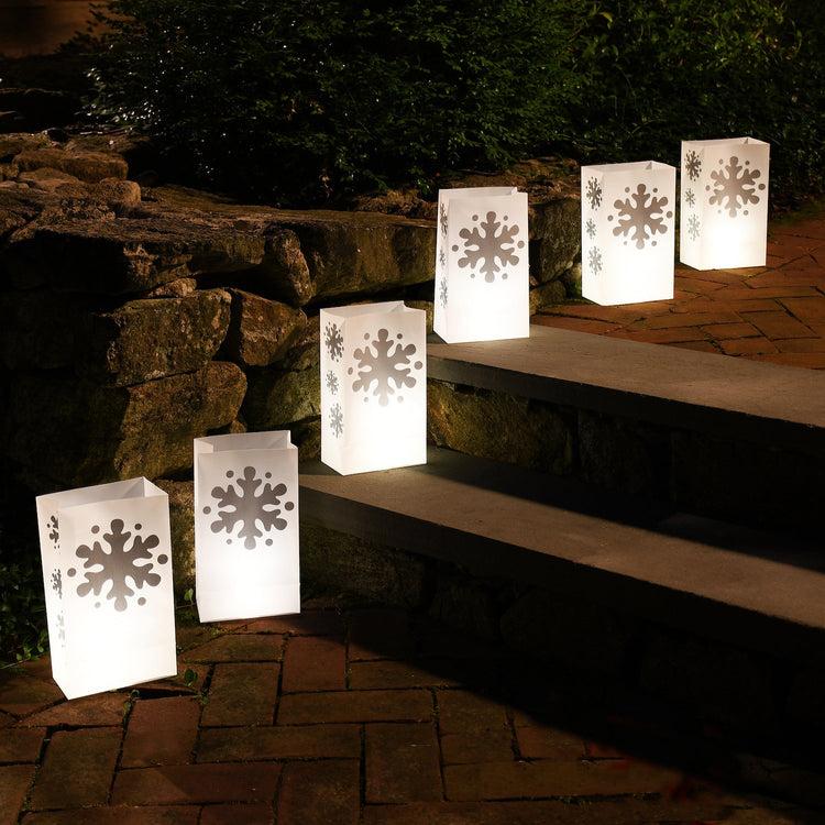 brookstone Battery Operated LED Luminaria Kit