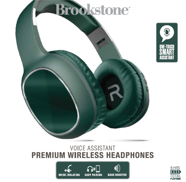Brookstone Brookstone Bluetooth 5.0 Noise Cancelling Headphones