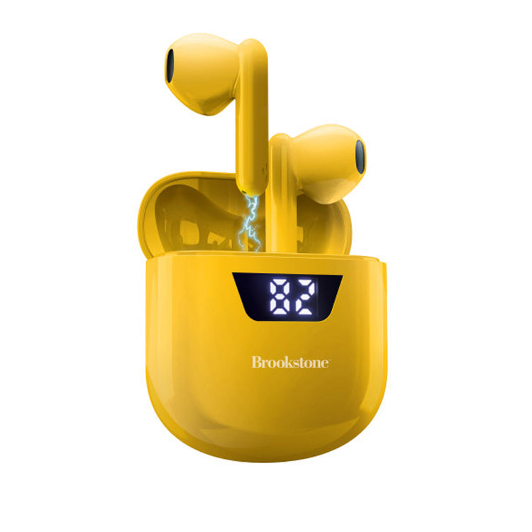 Brookstone Brookstone Color Link True Wireless Earbuds W/ Portable Charging Case