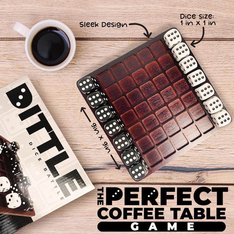 Brookstone Dittle™ - Dice Battle Coffee Table Game