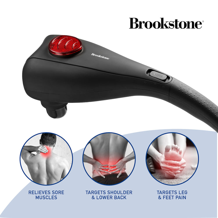 Brookstone Brookstone Dual Head Percussion Massager