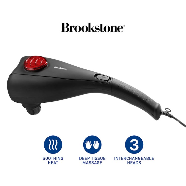 brookstone Brookstone Dual Head Percussion Massager