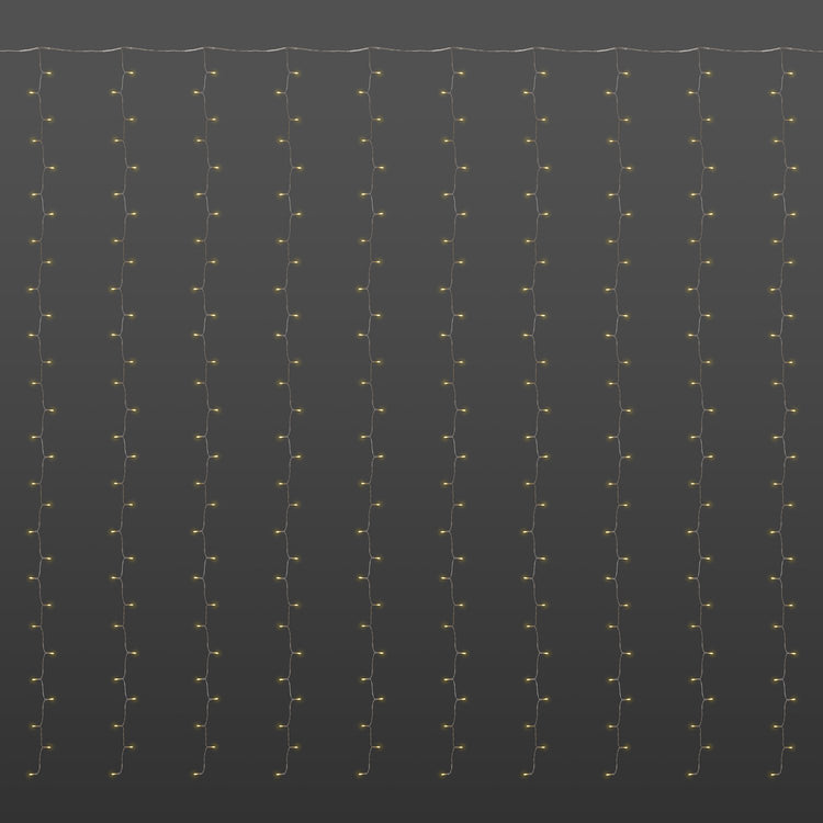 Brookstone Electric LED Curtain Lights - Soft White