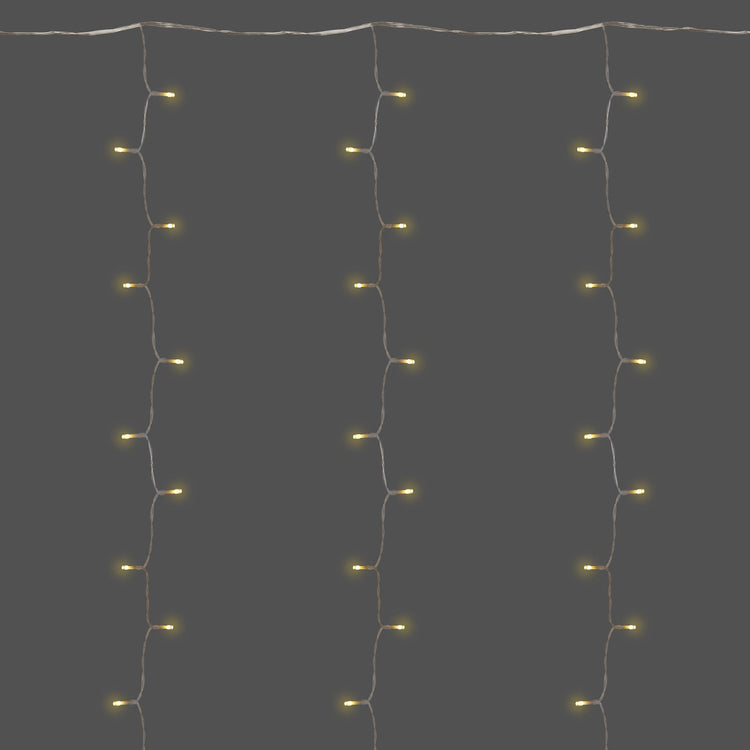 Brookstone Electric LED Curtain Lights - Soft White