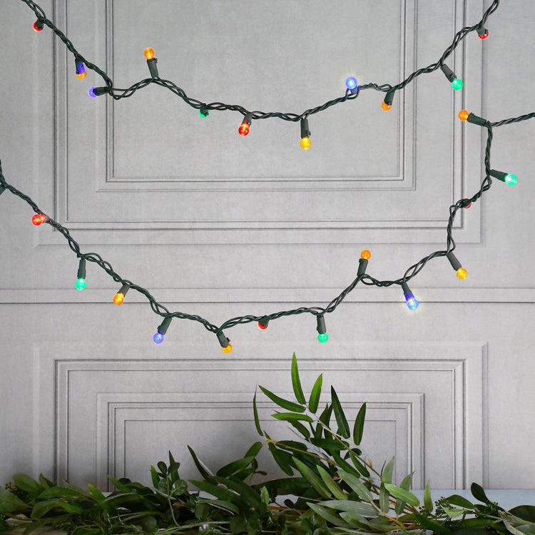 Brookstone Electric String Lights With Globes