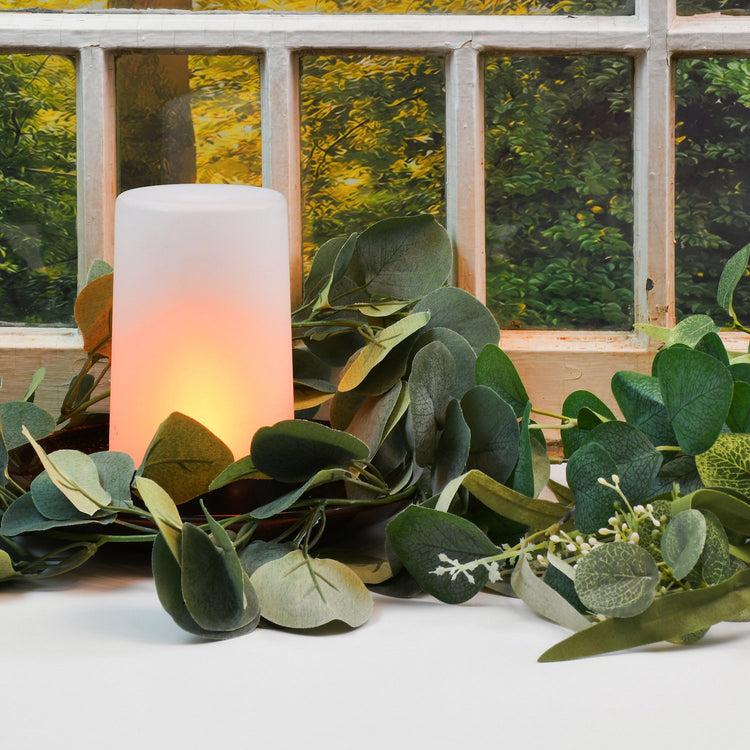 brookstone Flame Effect Battery Operated LED Light