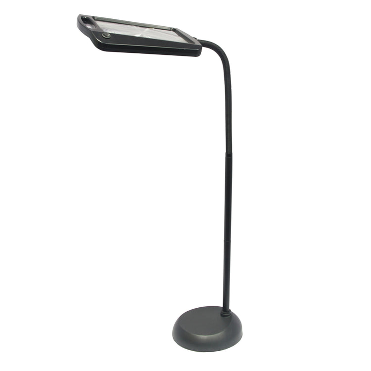 Brookstone Full Page 3X Magnifier Floor Lamp