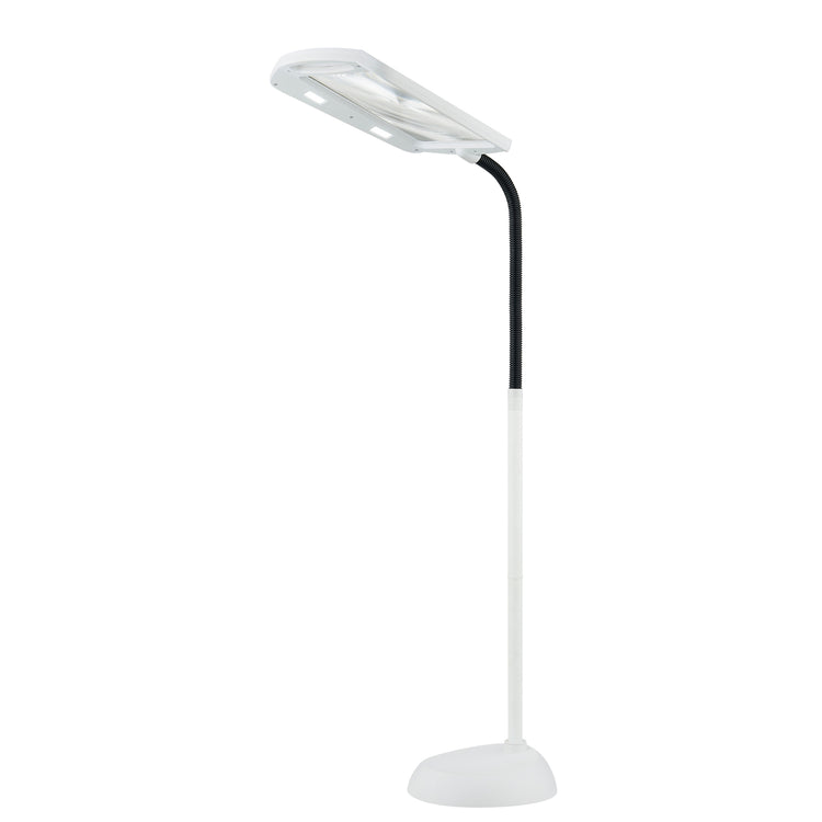brookstone Full Page 3X Magnifier Floor Lamp